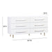 Trident White 6 Drawer Dresser - UK - Home And Beyond