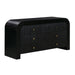 Hump 6 Drawer Black Dresser - UK - Home And Beyond