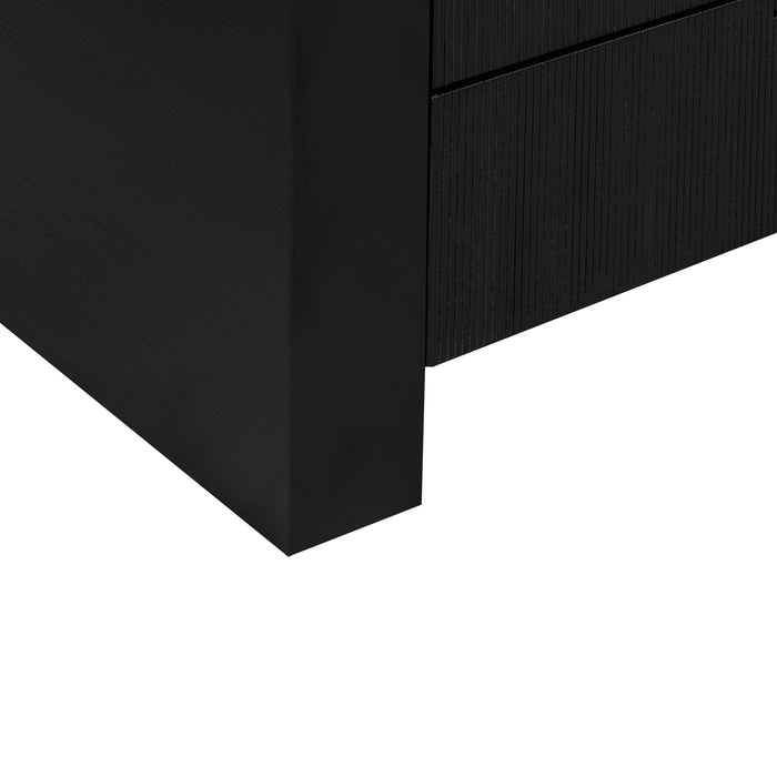 Hump 6 Drawer Black Dresser - UK - Home And Beyond