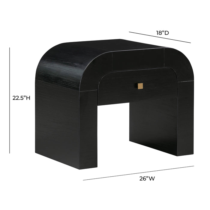 Hump Black Nightstand - UK - Home And Beyond