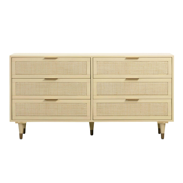 Sierra Buttermilk 6 Drawer Dresser image