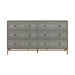 Pesce Shagreen 6 Drawer Dresser - UK - Home And Beyond