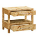 Brandyss Natural Burl Nightstand - UK - Home And Beyond