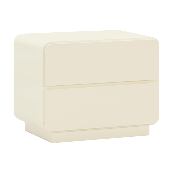 Sagura Cream Nightstand - UK - Home And Beyond