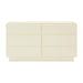 Sagura Cream 6-Drawer Dresser - UK - Home And Beyond