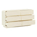 Sagura Cream 6-Drawer Dresser - UK - Home And Beyond