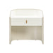 Collins Cream Lacquer Nightstand - UK - Home And Beyond
