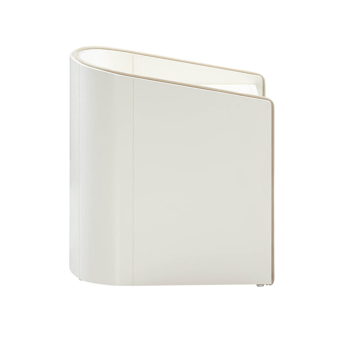 Collins Cream Lacquer Nightstand - UK - Home And Beyond