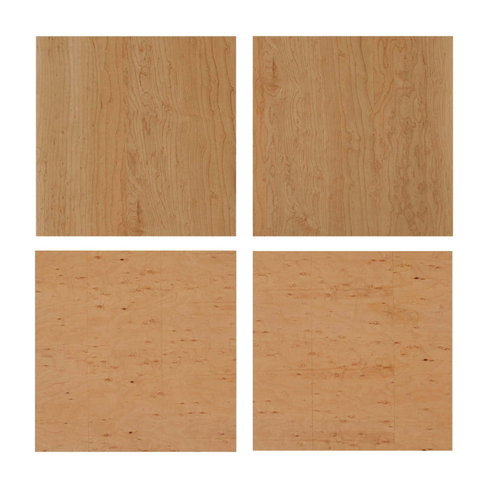 Abigail Natural Birdseye Maple Nightstand - UK - Home And Beyond