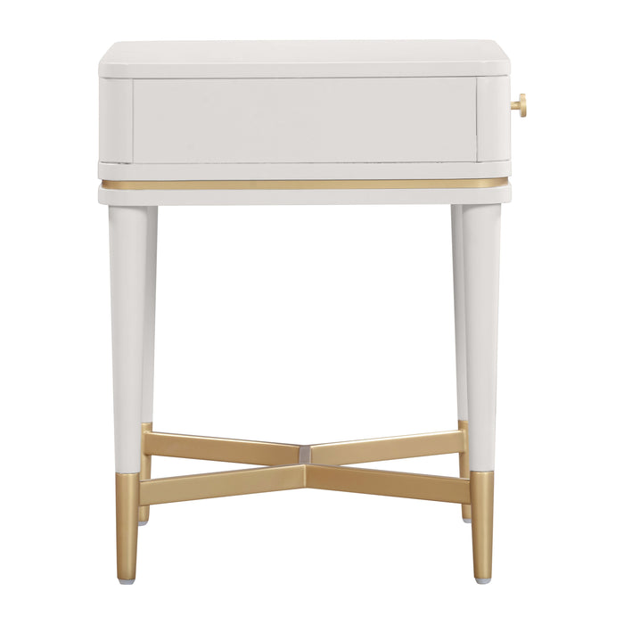 Julieta Cream Nightstand - UK - Home And Beyond