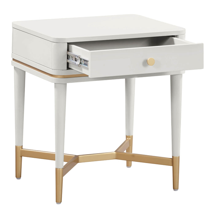 Julieta Cream Nightstand - UK - Home And Beyond