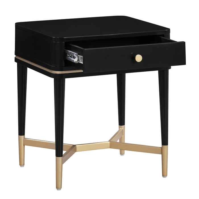 Julieta Black Nightstand - UK - Home And Beyond
