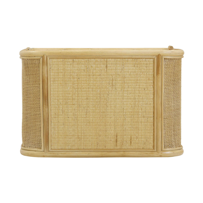 Tina Natural Rattan Nightstand - Home And Beyond