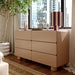 Tammy Taupe 6-Drawer Dresser - Home And Beyond