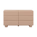Tammy Taupe 6-Drawer Dresser - Home And Beyond