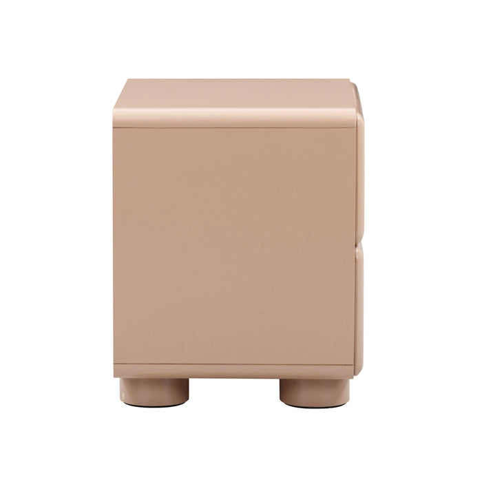 Tammy Taupe Nightstand - Home And Beyond