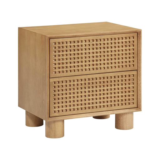 Miles Natural Wood Nightstand - Home And Beyond