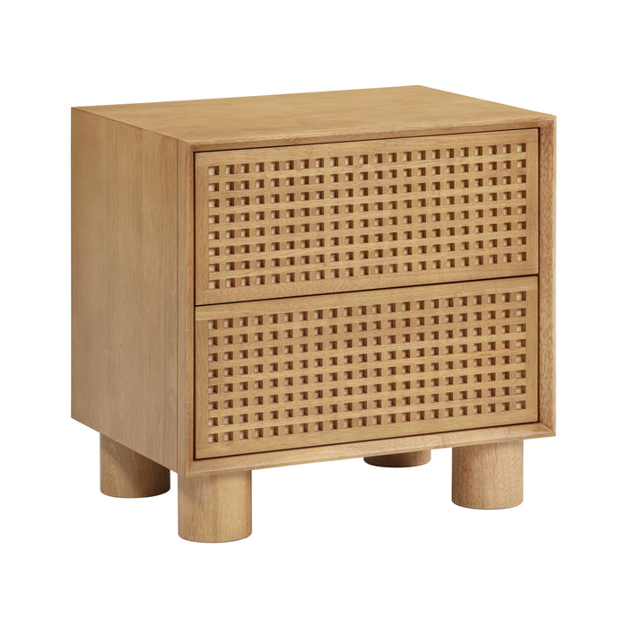 Miles Natural Wood Nightstand - Home And Beyond