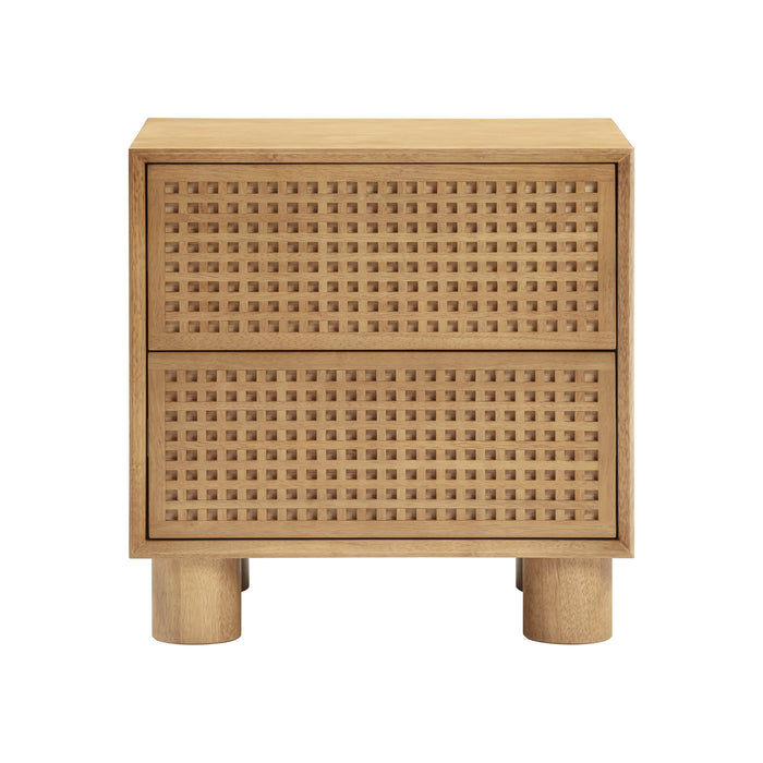 Miles Natural Wood Nightstand - Home And Beyond