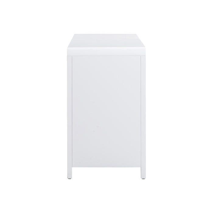 Patty White Rattan 6 Drawer Dresser - Home And Beyond