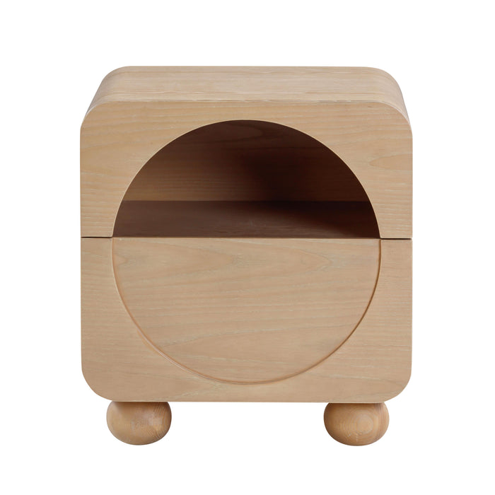 Moonrise Natural Ash Nightstand - Home And Beyond