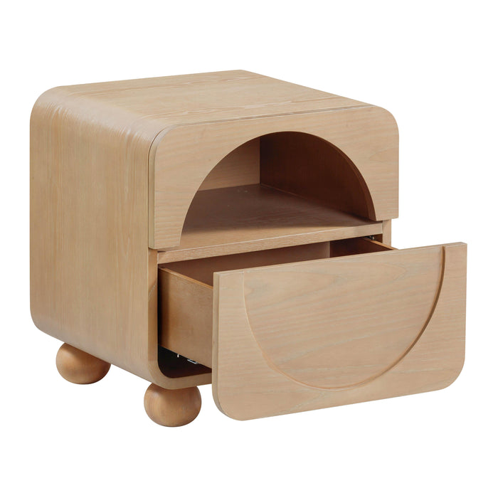 Moonrise Natural Ash Nightstand - Home And Beyond