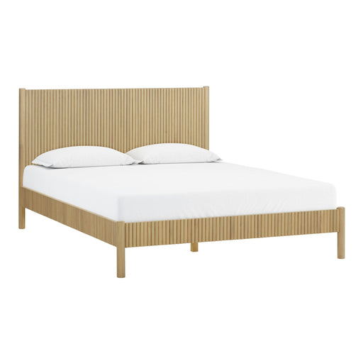 Tyla Natural Wood Queen Bed - Home And Beyond