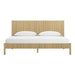 Tyla Natural Wood King Bed - Home And Beyond