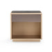 Martha Taupe Mirrored Nightstand - Home And Beyond