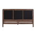 Hella Contract-Grade Velvet and Ash Wood Bed - Home And Beyond