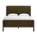 Hella Contract-Grade Velvet and Ash Wood Bed - Home And Beyond
