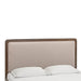 Hella Contract-Grade Velvet and Ash Wood Bed - Home And Beyond