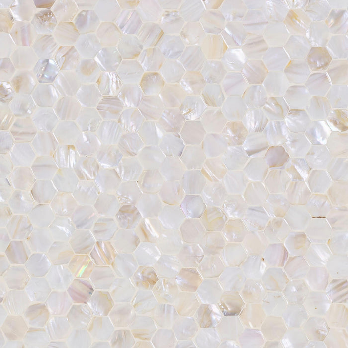 Piara 22" Natural Mother of Pearl Inlaid Nightstand With Drawer - Home And Beyond