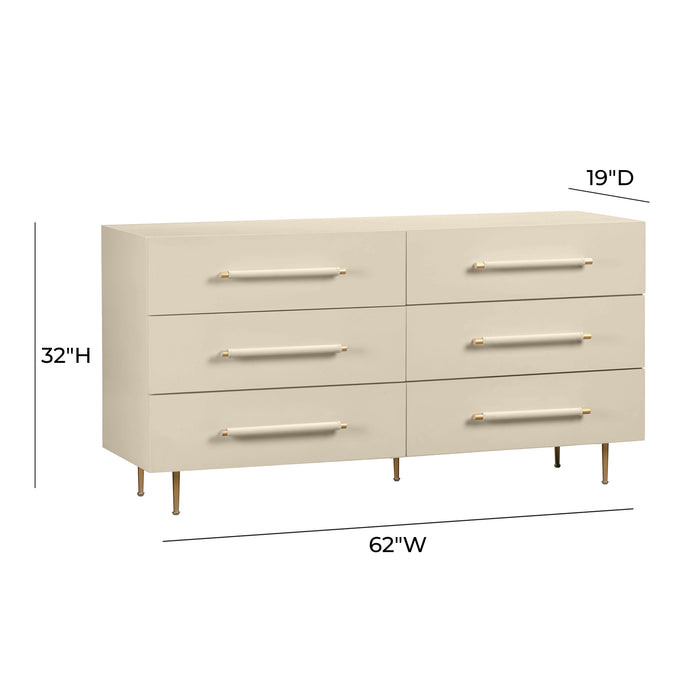 Trident 62" 6-Drawer Dresser - Home And Beyond