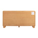 Miles 62" Natural Wood 6-Drawer Dresser - Home And Beyond