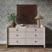 Collins 56" Cream 6-Drawer Dresser - Home And Beyond