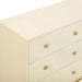 Pesce 57" Faux Shagreen 6-Drawer Dresser - Home And Beyond