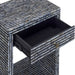Cassis 20" Mother of Pearl 1-Drawer Nightstand - Home And Beyond
