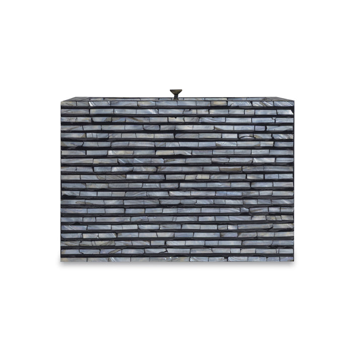 Cassis 20" Mother of Pearl 1-Drawer Nightstand - Home And Beyond