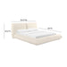 Romp Cream 100% Recycled Linen UK King Bed - Home And Beyond