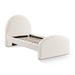 Moon Cream Boucle Twin Bed - Home And Beyond