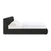 Isla Charcoal Textured Velvet King Bed - Home And Beyond