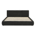 Isla Charcoal Textured Velvet King Bed - Home And Beyond