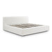 Meena Cream Upcycled Performance Linen Storage Bed - Home And Beyond