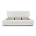 Meena Cream Upcycled Performance Linen Storage Bed - Home And Beyond