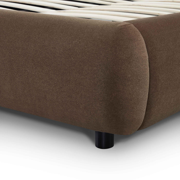 Mel Performance Faux Mohair Velvet Bed - Home And Beyond