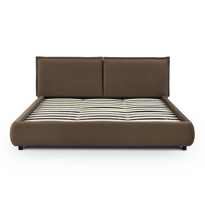 Mel Performance Faux Mohair Velvet Bed - Home And Beyond