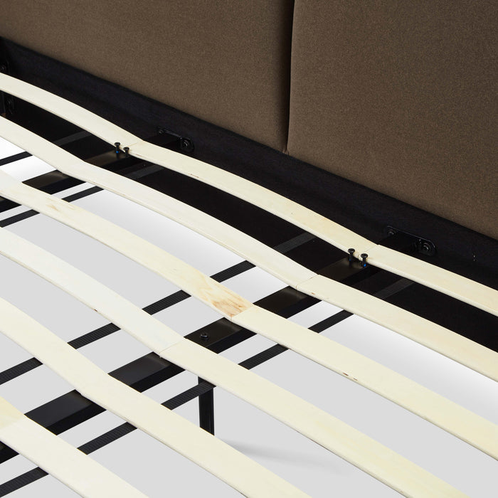 Mel Performance Faux Mohair Velvet Bed - Home And Beyond