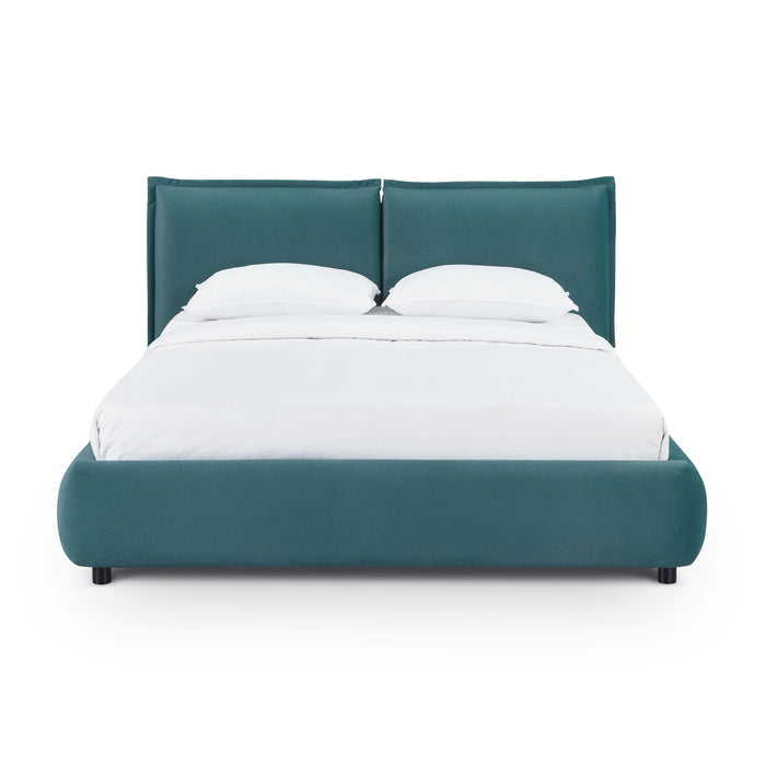 Mel Performance Faux Mohair Velvet Bed - Home And Beyond