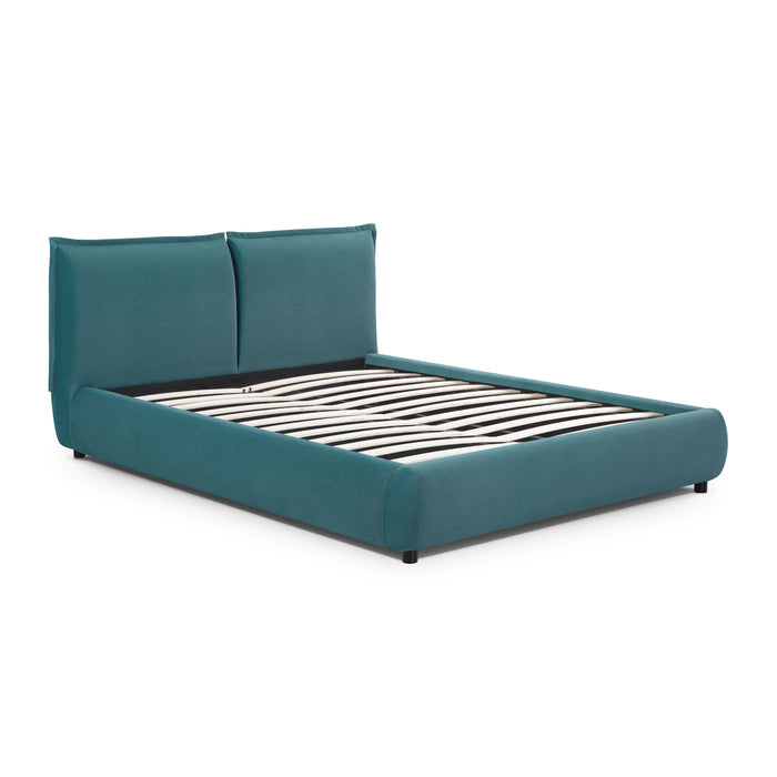 Mel Performance Faux Mohair Velvet Bed - Home And Beyond
